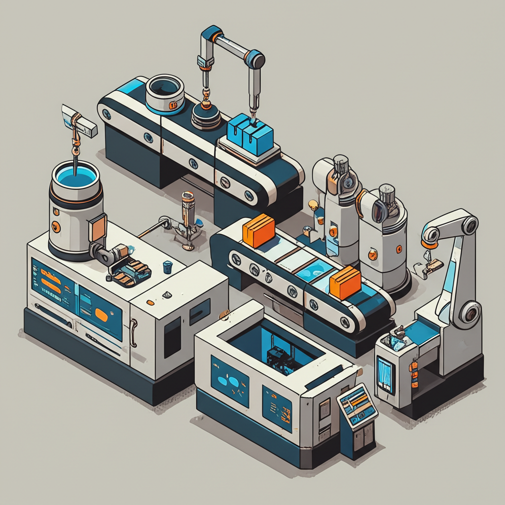 تجهیزات صنعتی - دستگاه CNC و ماشین آلات